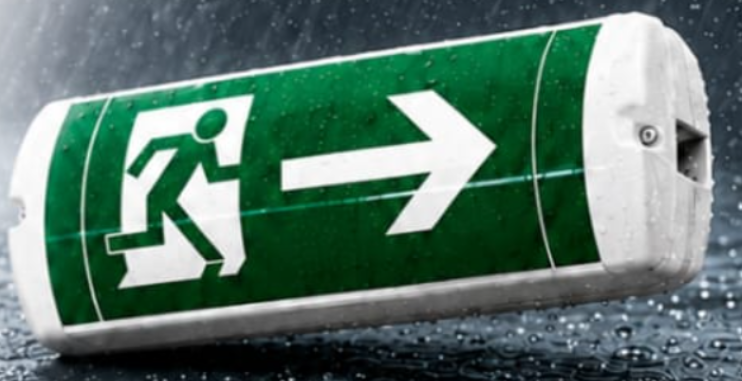 Weatherproof Exit LED